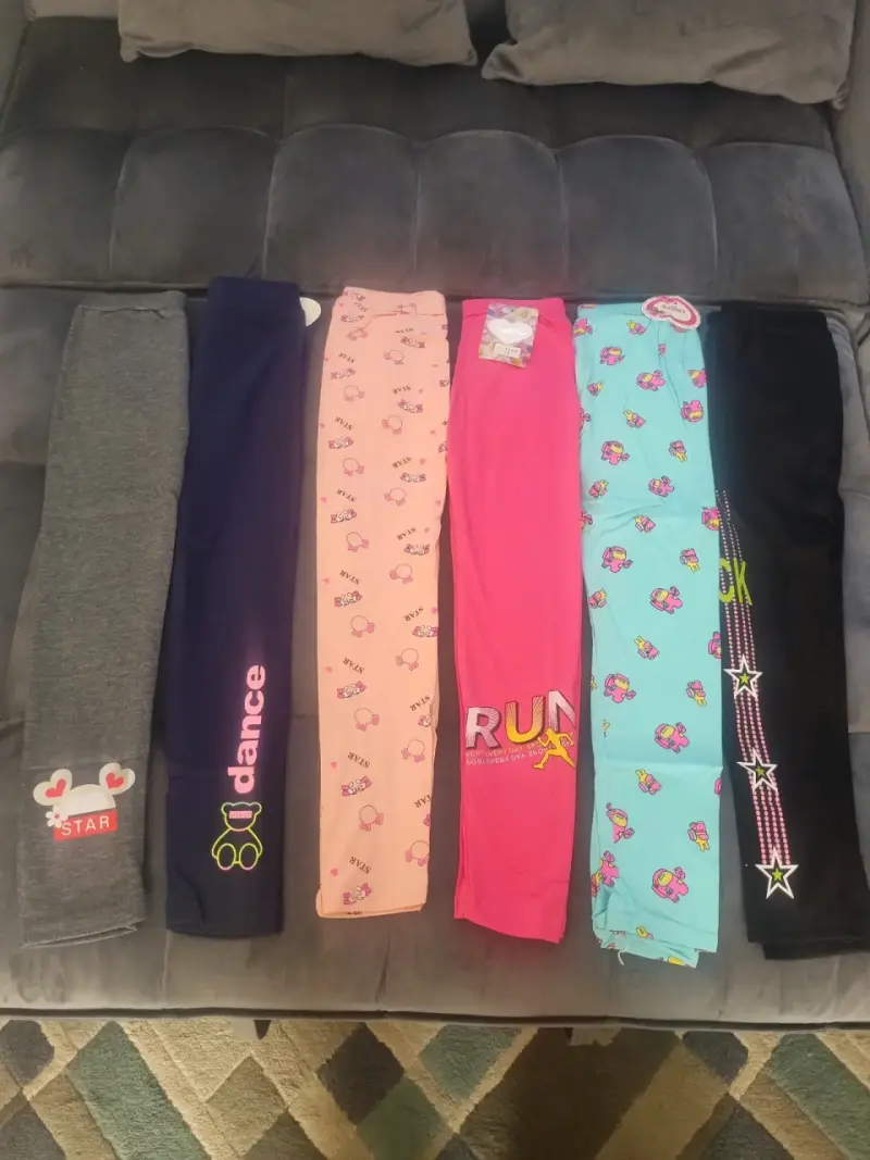 Calzas para niñas en varios colores y diseños - 4