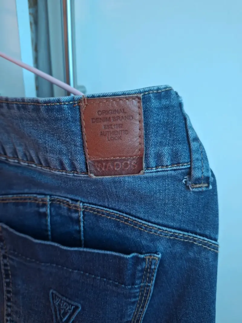 Jeans de mezclilla azul para mujer Wados - 3