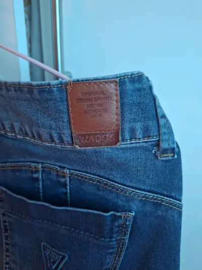 Jeans de mezclilla azul para mujer Wados - miniatura 3