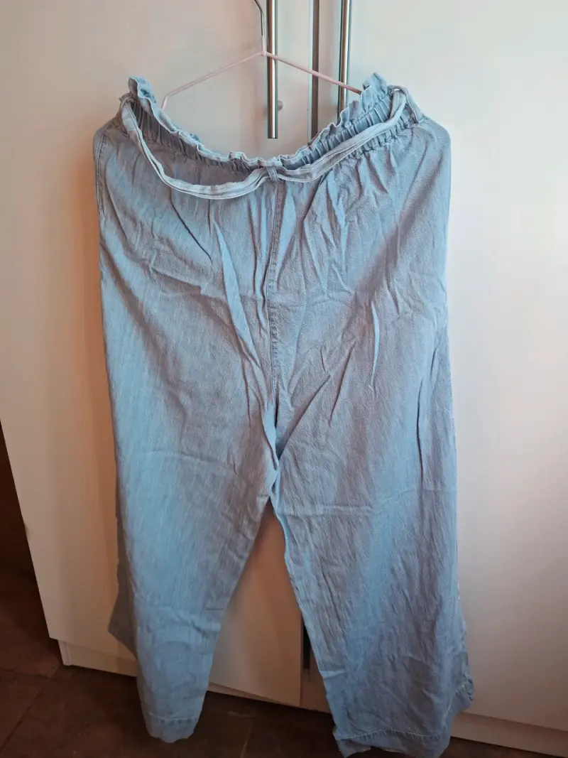 Pantalones  azul claro para mujer - 2