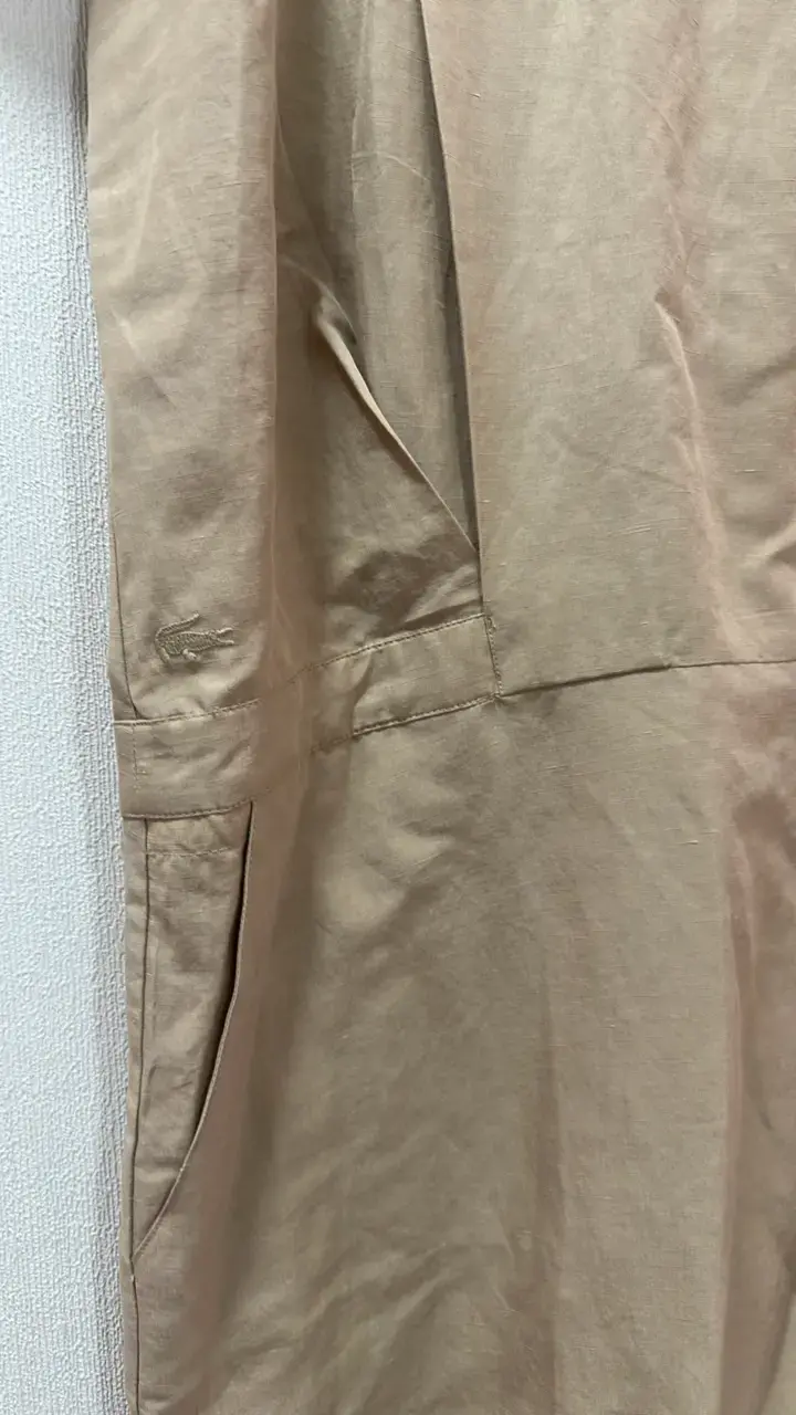 Vestido beige casual Lacoste talla 42 - 4