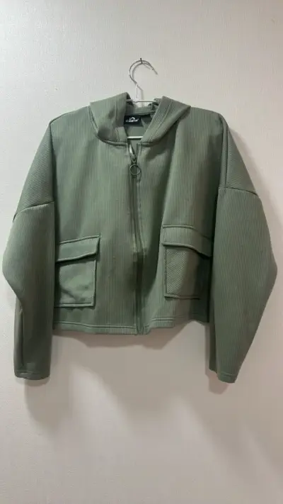 Chaqueta Verde con Capucha Crivit - miniatura 1