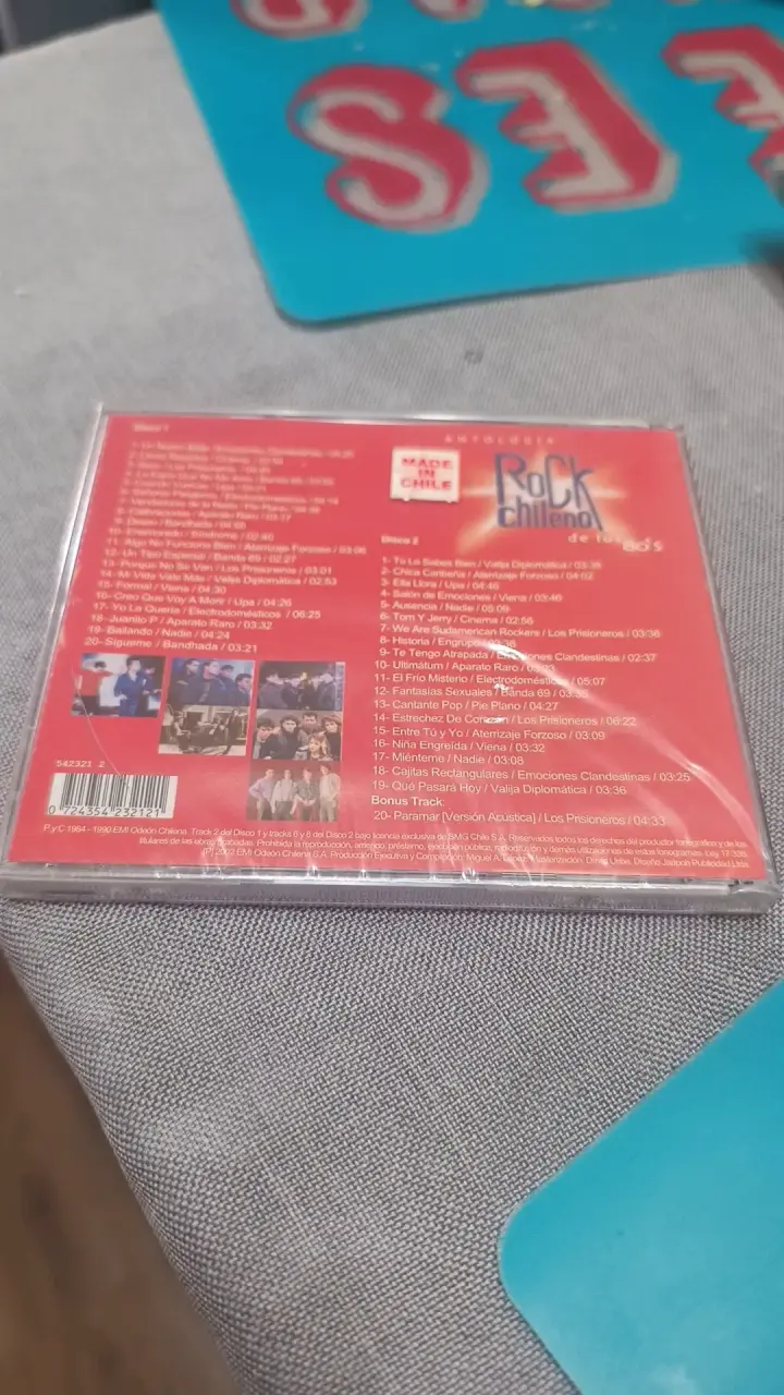 CD Antología Rock Chileno de los 80's - 2