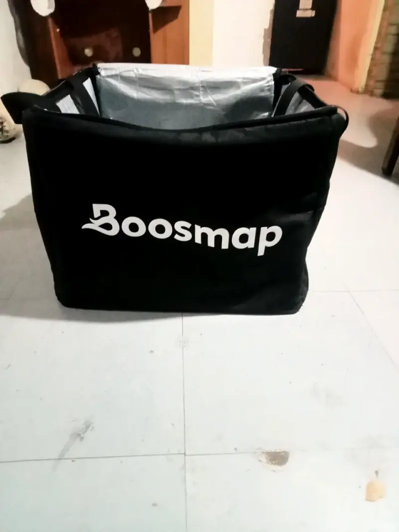 Bolsa térmica de entrega Boosmap negra - 1