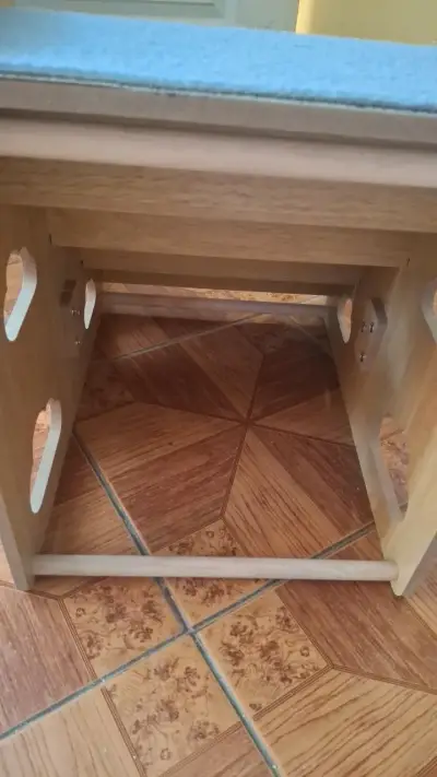 Escalera para mascotas de madera con alfombra - miniatura 2