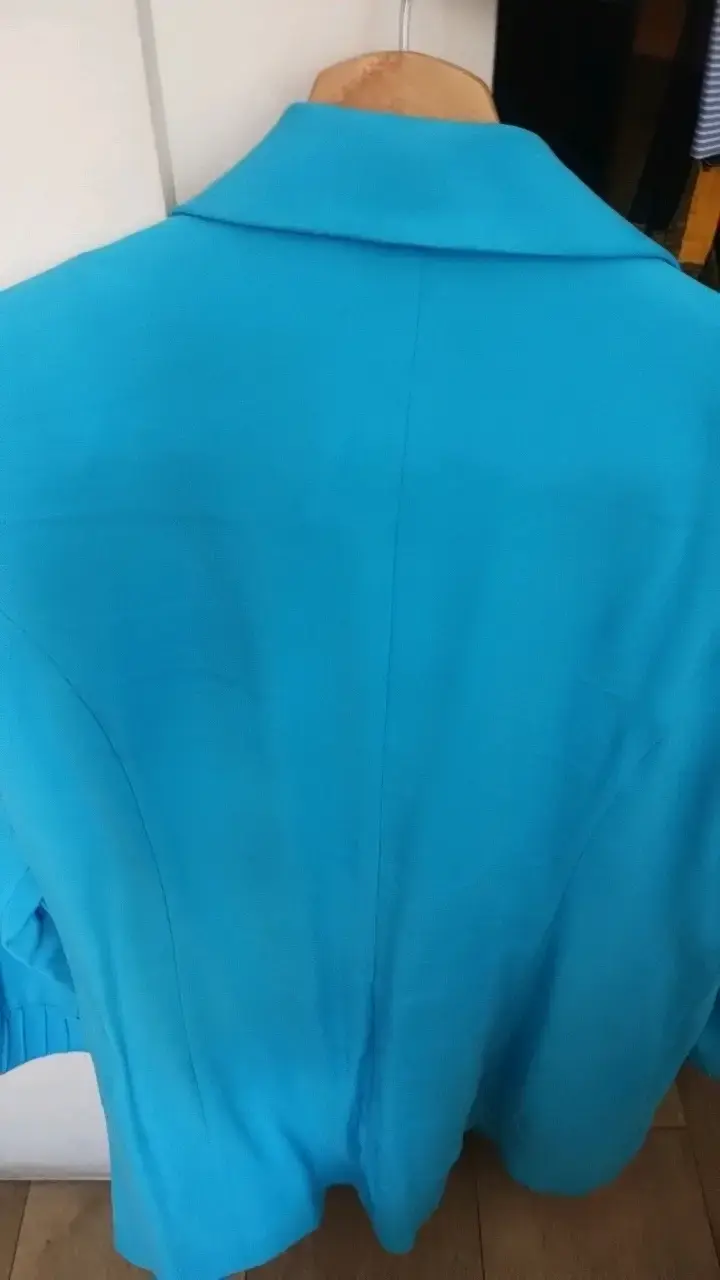 Blazer azul para mujer talla 40 - 5