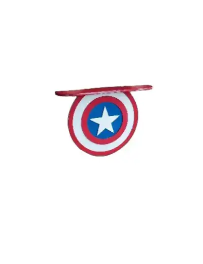 Repisa de pared temática Capitán América para niños - miniatura 3