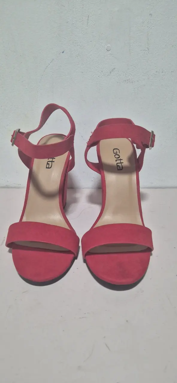 Sandalias de tacón alto rojas Gotta - 1