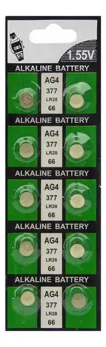 Pack de Pilas Alcalinas AG4 1.55V - miniatura 1