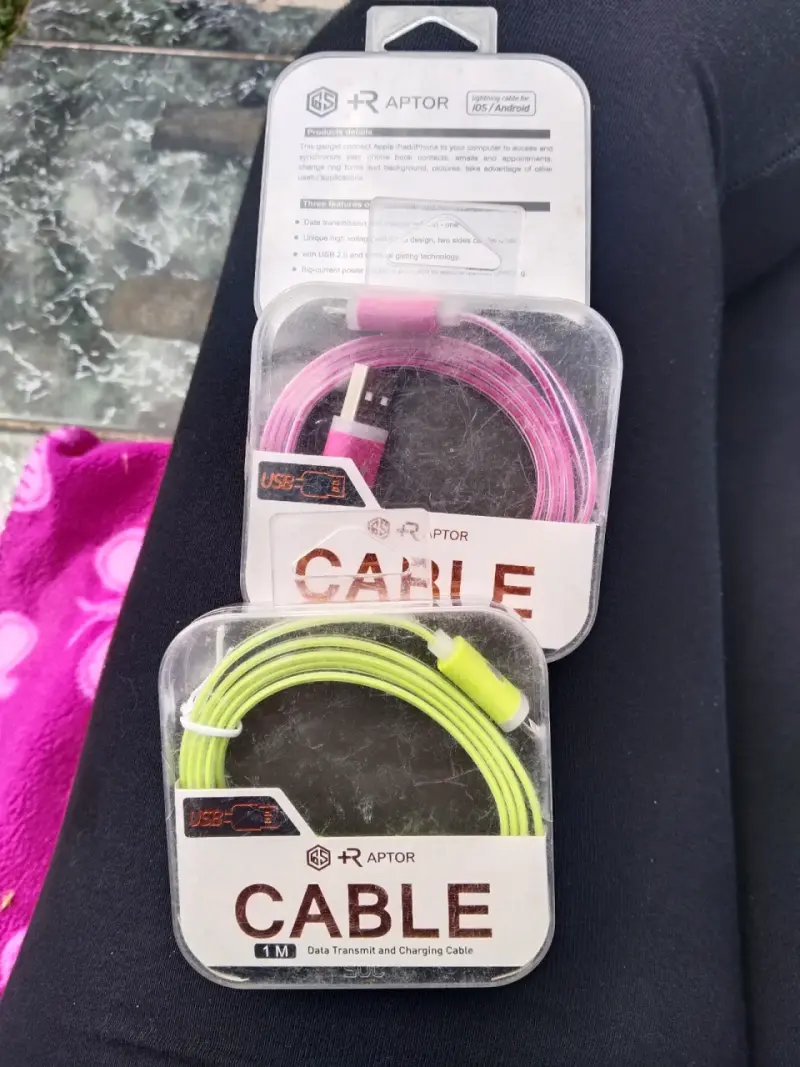 Cables USB de carga y datos Raptor y Beades - 2