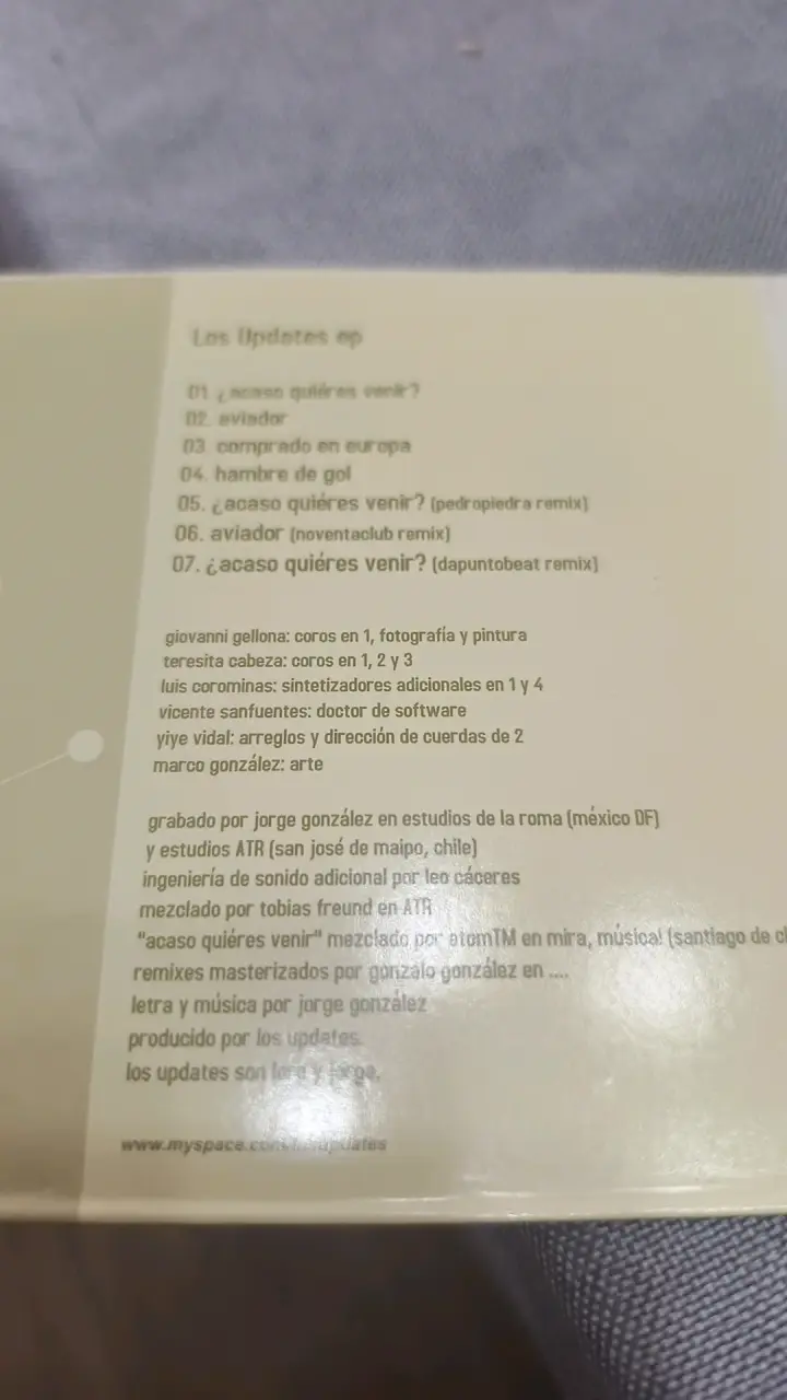 CD Los Updates EP en buen estado - 4