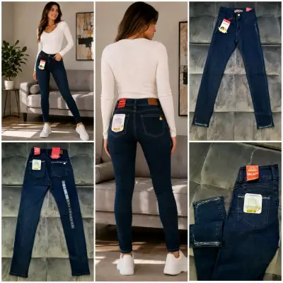 Jeans pitillo tiro alto para mujer Fiorucci - miniatura 1