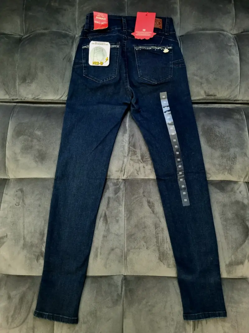 Jeans pitillo tiro alto para mujer Fiorucci - 3