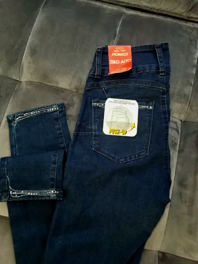 Jeans pitillo tiro alto para mujer Fiorucci - miniatura 4