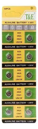 Pack de 10 Pilas Alcalinas 1.5V T&E - miniatura 1