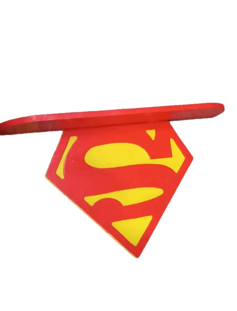 Repisa decorativa Superman roja y amarilla - 2