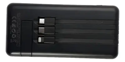 Power Bank Portátil con Cables Integrados - miniatura 1