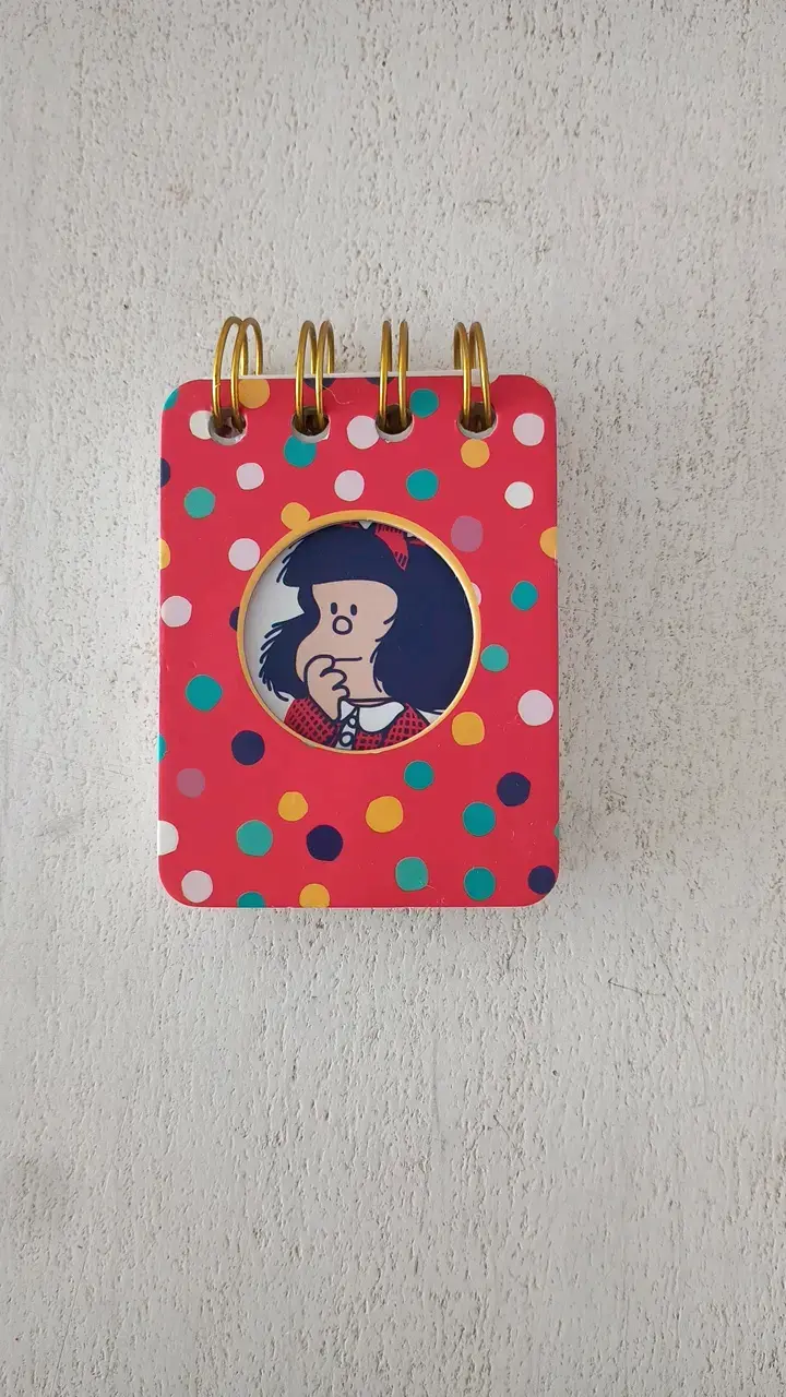 Mini block de notas Mafalda con espiral - 1