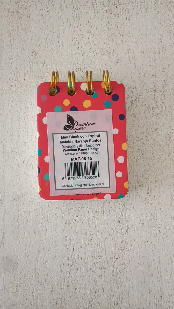 Mini block de notas Mafalda con espiral - 2