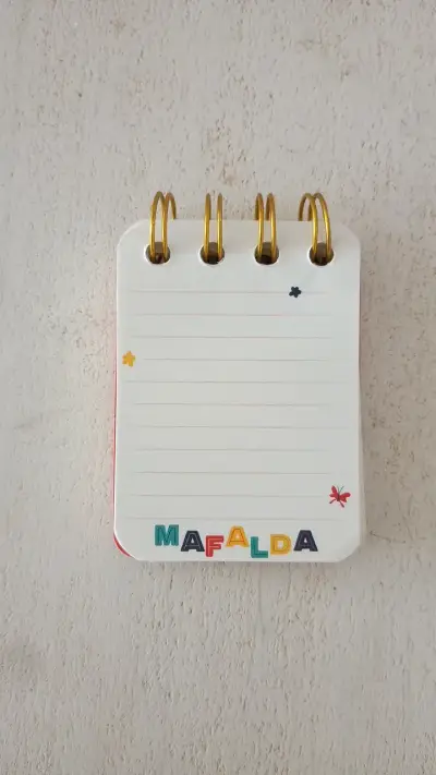 Mini block de notas Mafalda con espiral - miniatura 3
