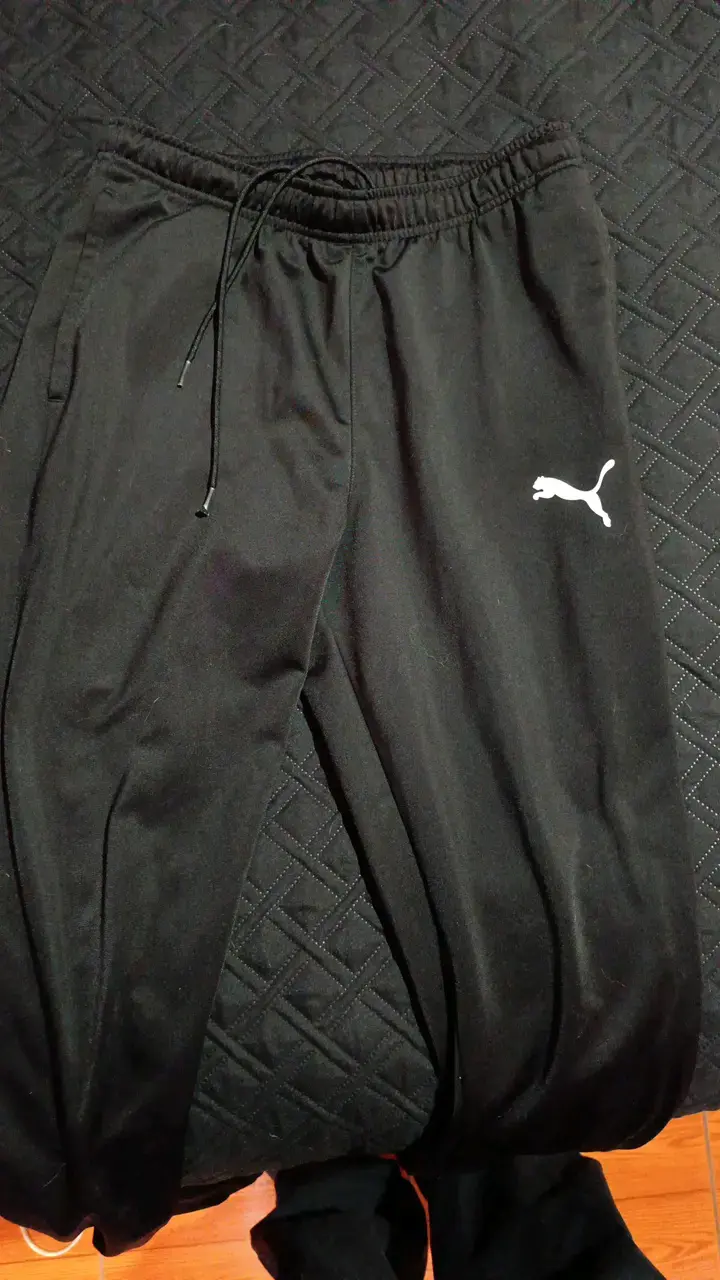 Pantalones deportivos negros Puma para hombre - 1