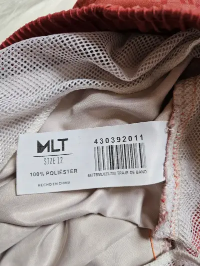 Shorts de baño para niño color salmo con estampado - miniatura 5