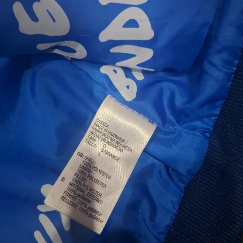 Chaqueta Bomber Azul Adidas - 3