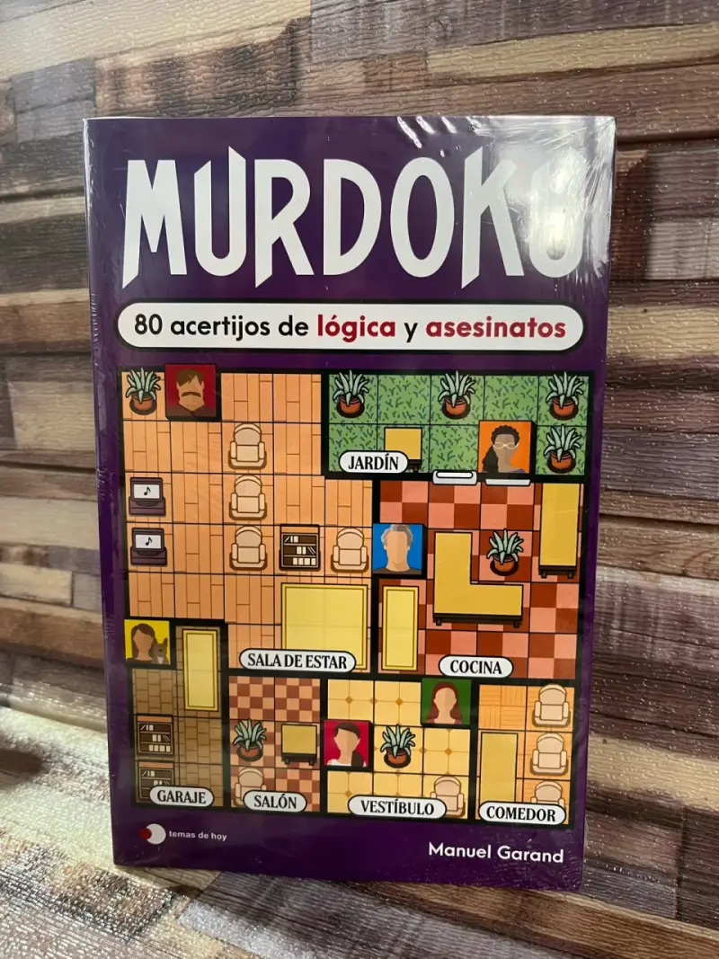Libro Murdoku 80 Acertijos de Lógica y Asesinatos