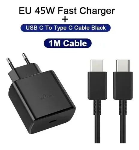 Cargador rápido USB-C negro - 3