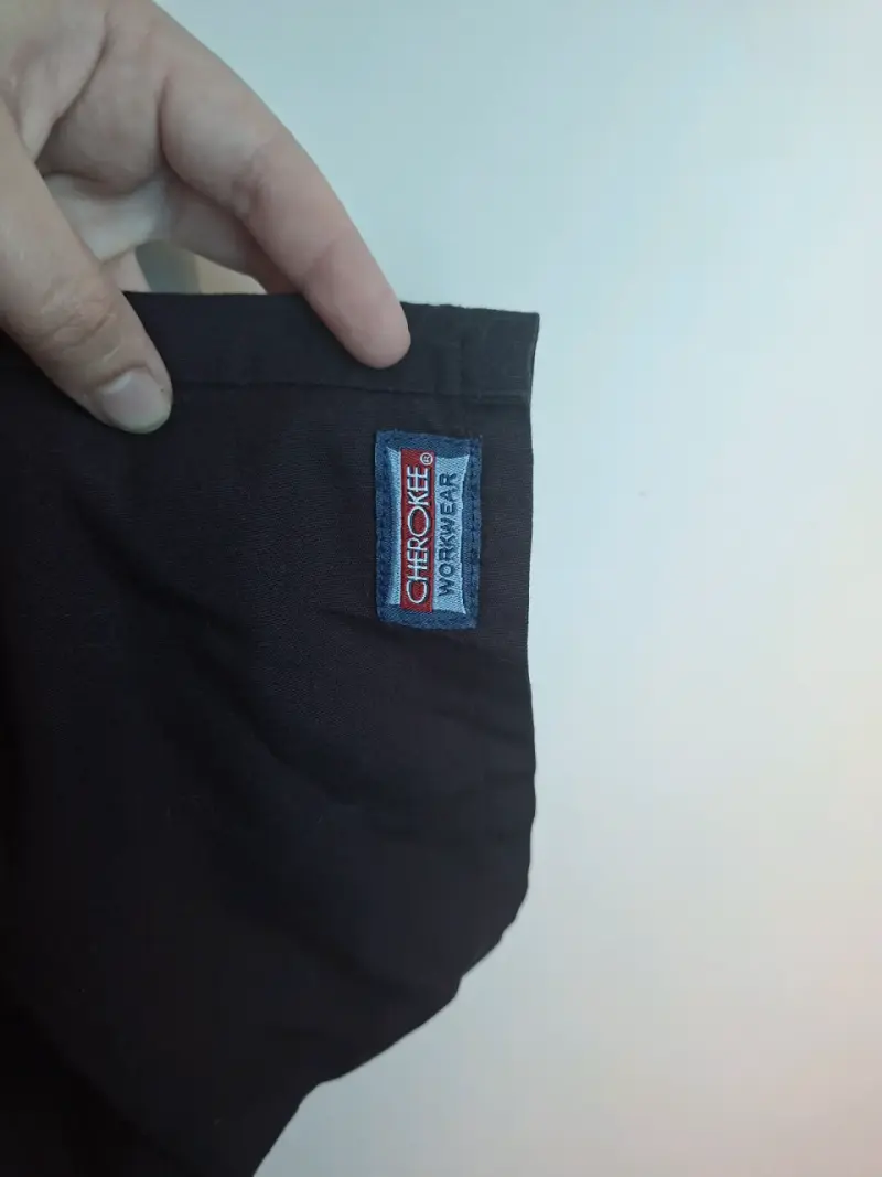 Conjunto de uniforme médico negro Cherokee - 2