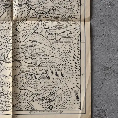 Mapa histórico de Chile – Españoles y Araucanos - miniatura 5