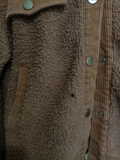 Chaqueta de pana y borrego marrón - miniatura 4