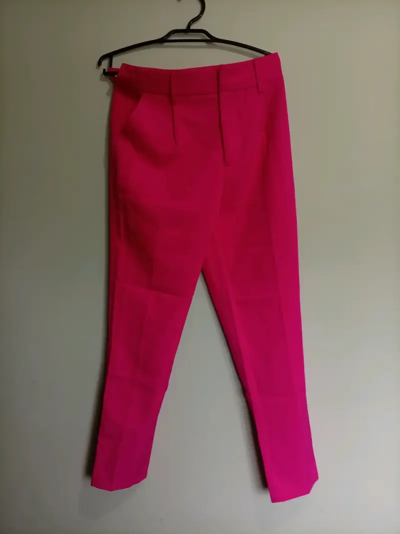 Pantalones fucsia para mujer elegantes - 2