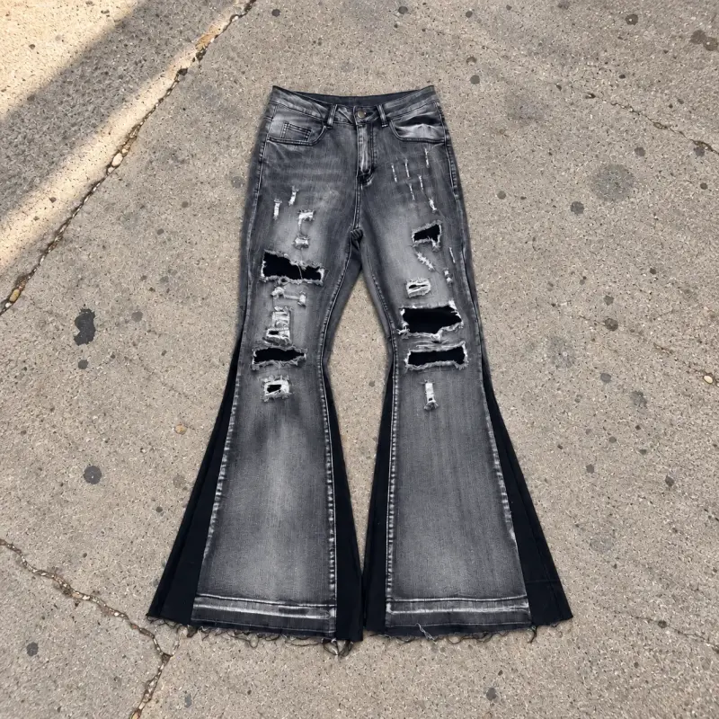 Bootcut Jeans Distressed type Rick Owens - 1