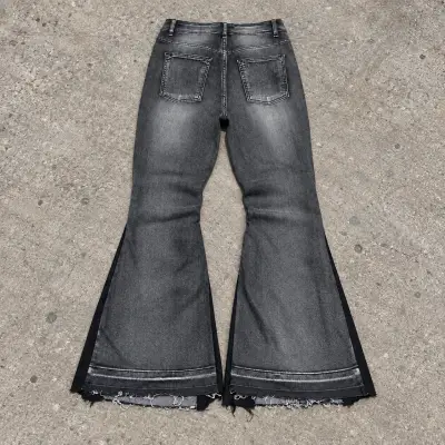 Bootcut Jeans Distressed type Rick Owens - miniatura 2