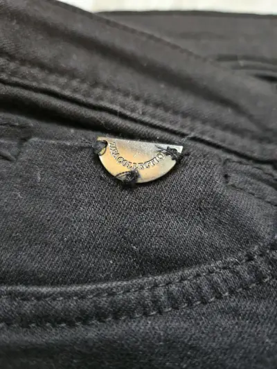 Jeans negros ajustados para mujer Zara - miniatura 6