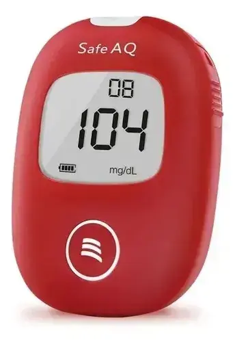 Glucómetro Safe AQ portátil rojo - 1