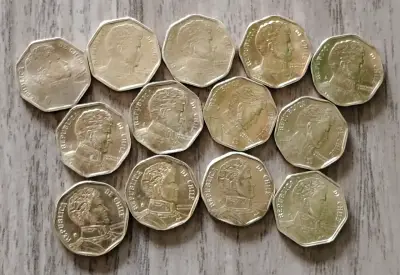 Colección de Monedas de 5 Pesos Chilenos - miniatura 5