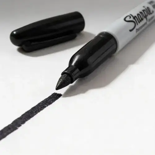 Set de 12 marcadores permanentes Sharpie negros - 2