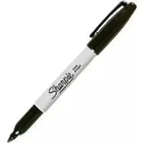 Set de 12 marcadores permanentes Sharpie negros - 3