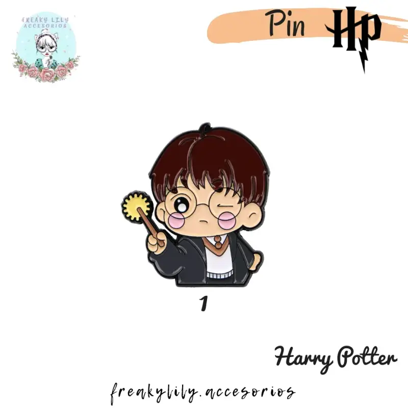 Set de 5 Pins Harry Potter Chibi - 2