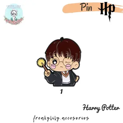 Set de 5 Pins Harry Potter Chibi - miniatura 2