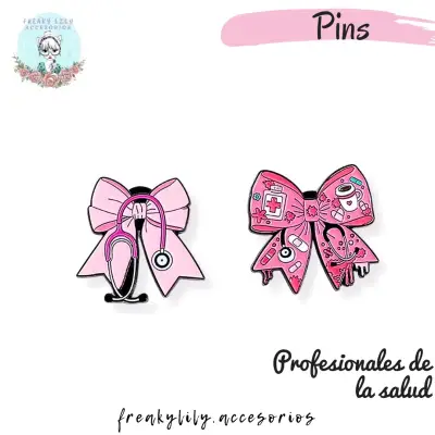 Pins de lazo para profesionales de la salud - miniatura 1