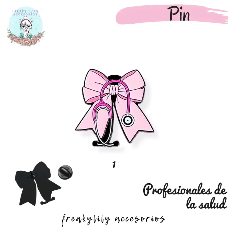 Pins de lazo para profesionales de la salud - 3