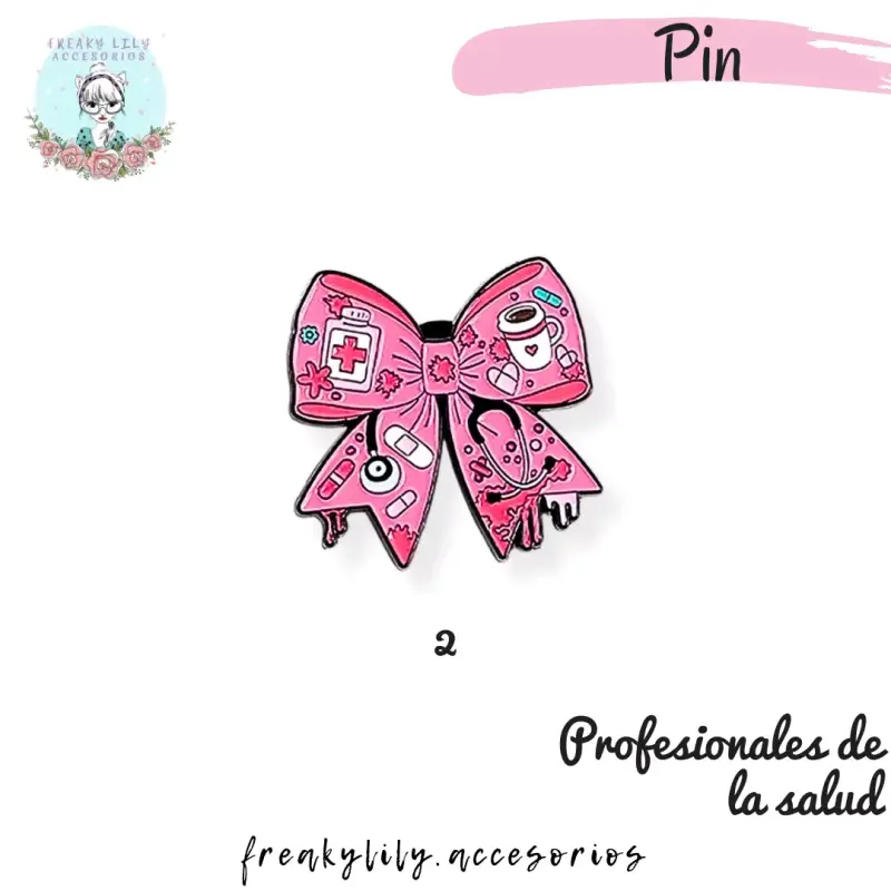 Pins de lazo para profesionales de la salud - 4