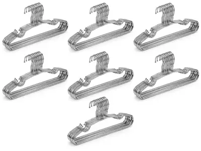 Set de ganchos de ropa metálicos resistentes - miniatura 1