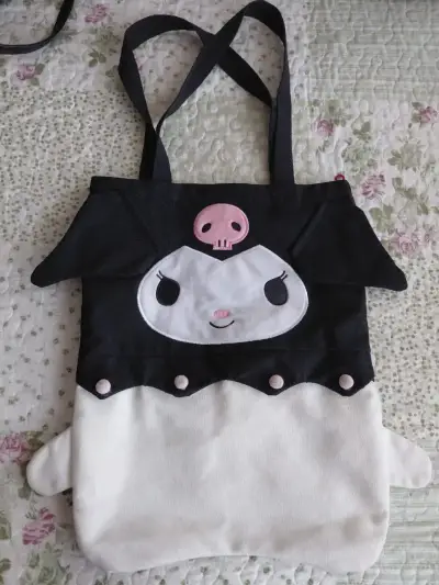 Bolso tote de tela con diseño de personaje - miniatura 1