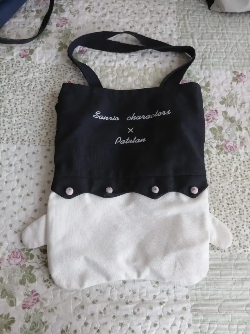 Bolso tote de tela con diseño de personaje - 3