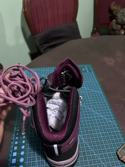 Botas de montaña impermeables  burdeos - miniatura 2