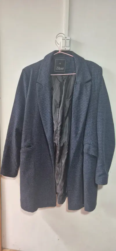 Abrigo azul Zibel para mujer talla XL - miniatura 1